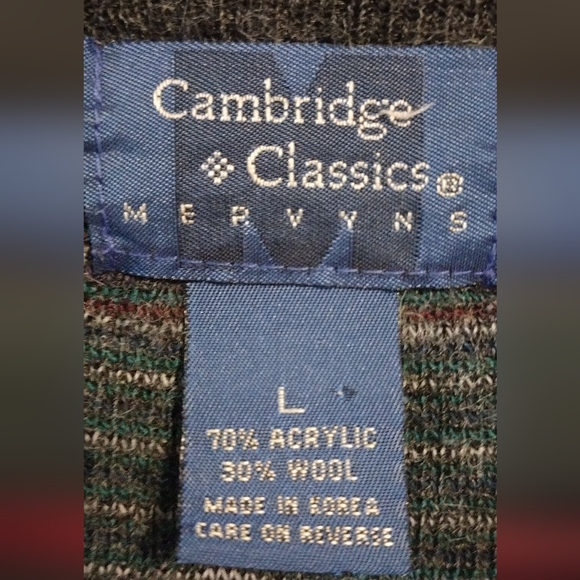 Vintage Cambridge Classics Mervyns sweater size large - Picture 3 of 6